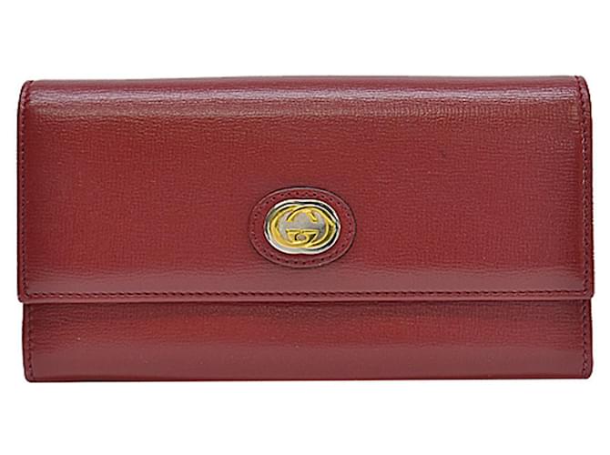 Gucci Marine Cuir Rouge  ref.768896