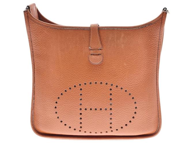 Hermès Evelyne Orange Leather  ref.768912