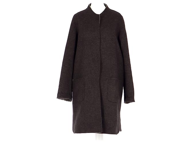 Gerard Darel Coat Grey Wool  ref.768926