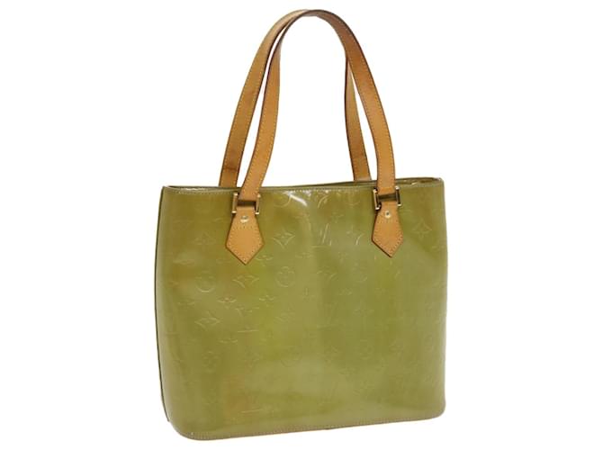 Louis Vuitton, Bags, Louis Vuitton Vernis Monogram Houston Bag Apple Green