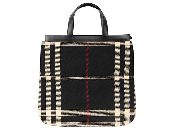 Burberry Blanket Tote Black  ref.769185