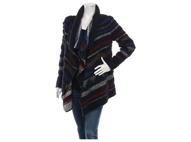Cardigã Marc Cain de Lã e Alpaca Multicor