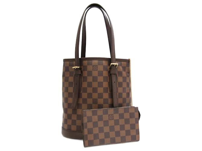 Louis Vuitton Bucket Brown Cloth  ref.769633