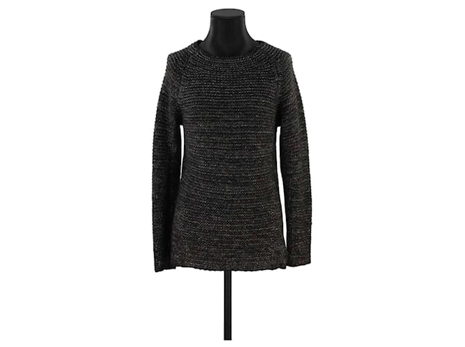 Maje Sweater/Cardigan 40 Grey Wool  ref.769836