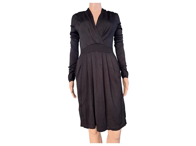 Bcbg Max Azria Kleid aus schwarzer Seide