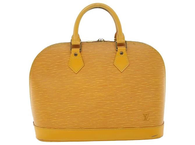 Louis Vuitton Alma Amarelo Couro  ref.769981
