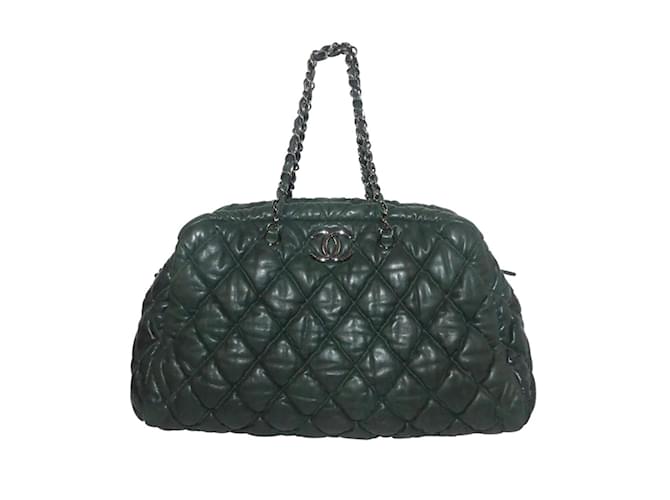 Chanel bubble Dark green Lambskin ref.770014 - Joli Closet