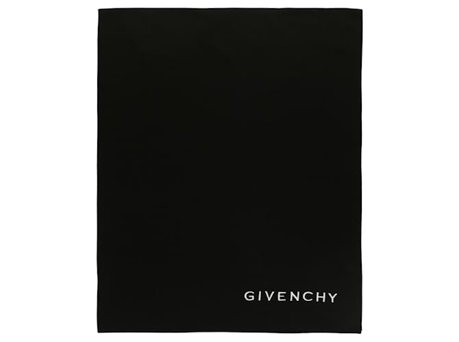 Écharpe en laine à imprimé logo Givenchy Noir  ref.770146