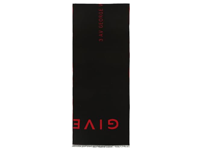 Givenchy Address Logo Wool Scarf Multiple colors  ref.770228