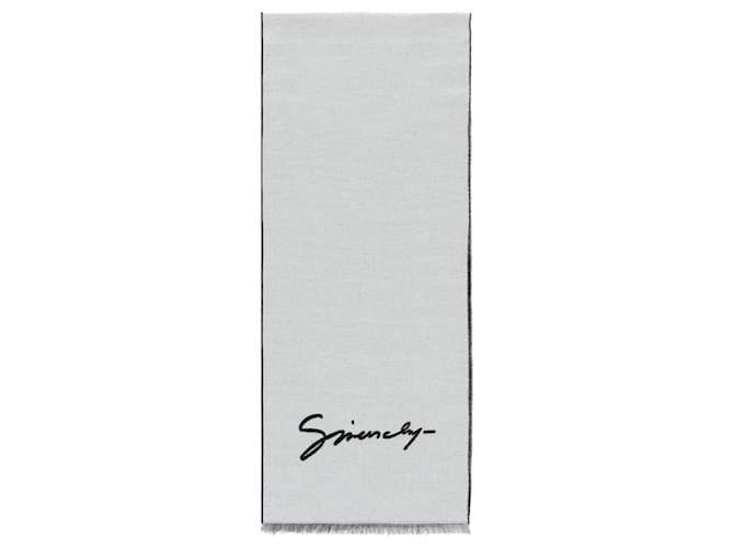 Sciarpa con logo firmato Givenchy Multicolore  ref.770229