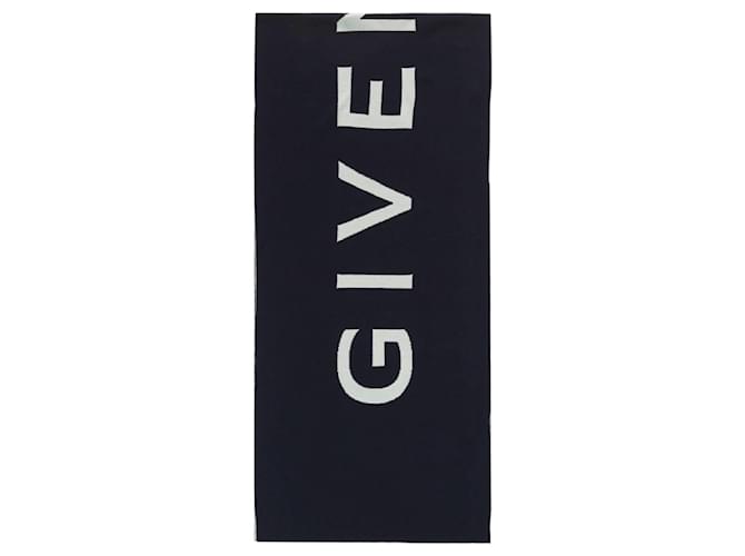 Bufanda con estampado de logotipo de Givenchy Multicolor  ref.770230
