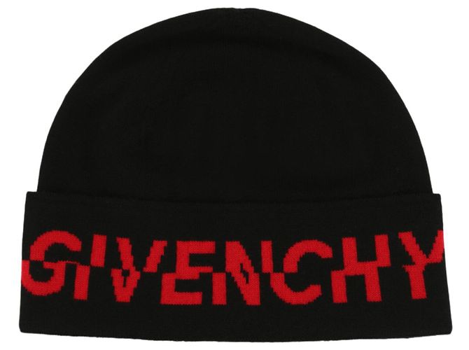 Givenchy Strickmütze mit geteiltem Logo