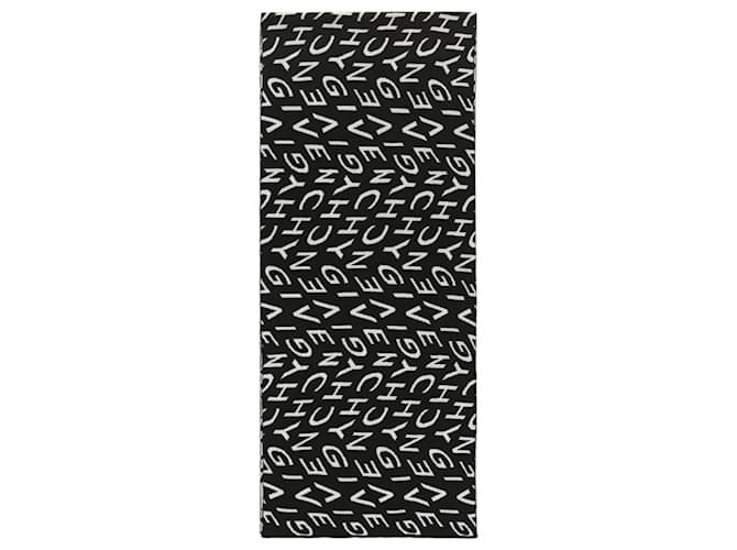 Givenchy Schal mit durchgehendem Logo-Print Mehrfarben  ref.770343
