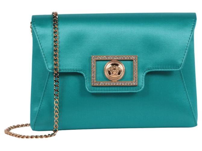 Pochette Versace Crystal La Medusa Bleu  ref.770381