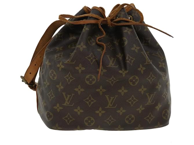 LOUIS VUITTON Monogram Petit Noe Shoulder Bag M42226 LV Auth 35221 Cloth  ref.770808
