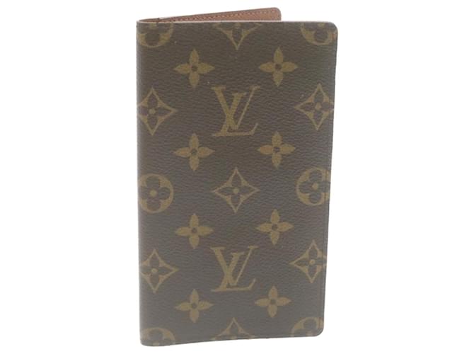 LOUIS VUITTON Monogram Agenda Poche Day Planner Cover R20503 LV Auth 34663 Cloth  ref.771002