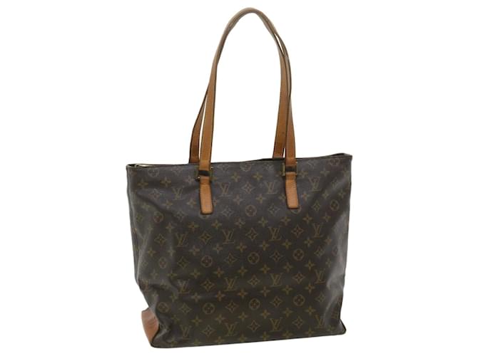 LOUIS VUITTON Monogram Cabas Mezzo Tote Bag M51151 LV Auth 40903