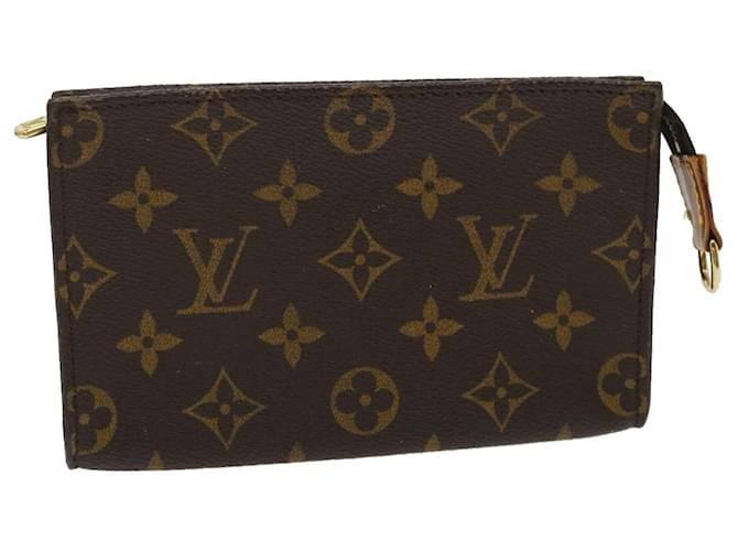 LOUIS VUITTON Monogram Bucket PM Bolsa de acessórios LV Auth 35189 Lona  ref.771227