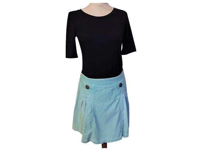 FALDA KENZO MENTA T 38 Verde claro
