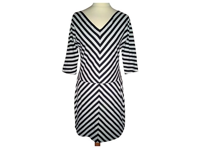 Agnès b. VESTIDO AGNES B ÓPTICO T 40 Preto