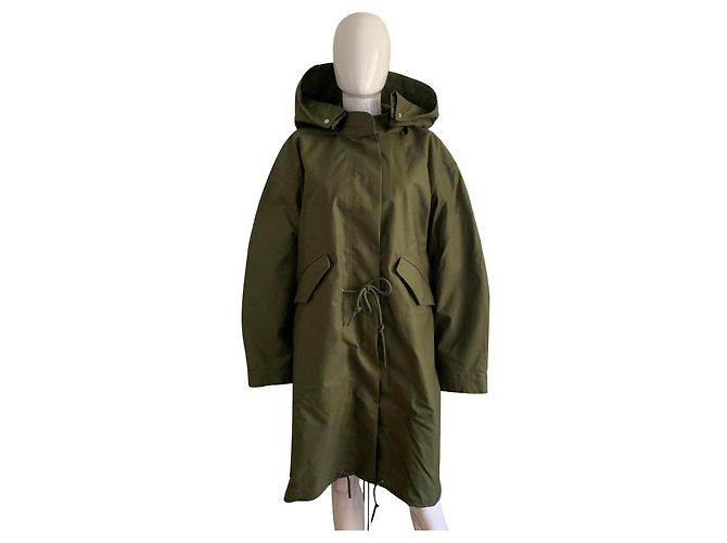 Tory Burch Oversized green parka