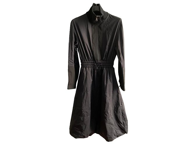 Moncler Schwarzes Nylonkleid