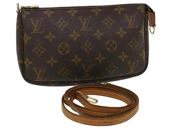LOUIS VUITTON Pochette Accessoires M51980 Monogram Handbag