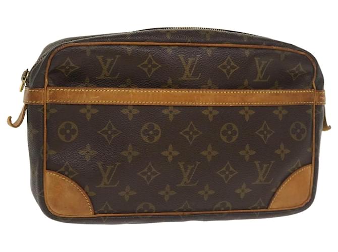 Louis Vuitton Monogram Compiegne 28 Clutch Bag M51845 LV Auth tb378 Cloth  ref.771723