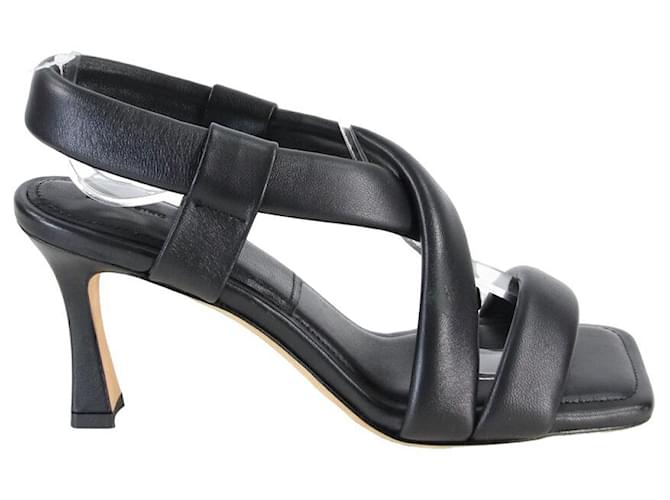 Anine Bing sandals 38 Black Leather  ref.771792