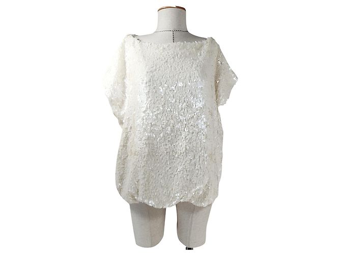 Top de lentejuelas blanco Day Birger & Mikkelsen