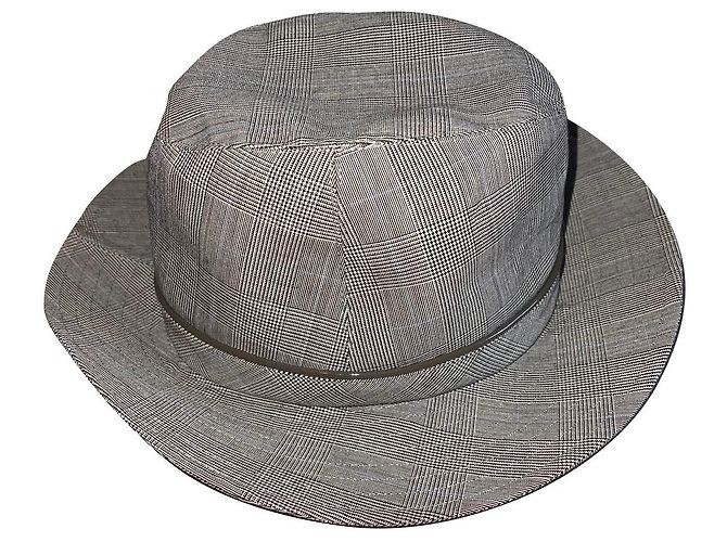 Christian Dior Cappello Principe di Galles Dior Grigio antracite