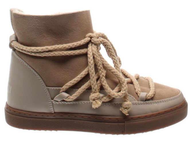 Botas Inuikii Bege de camurça e couro 38