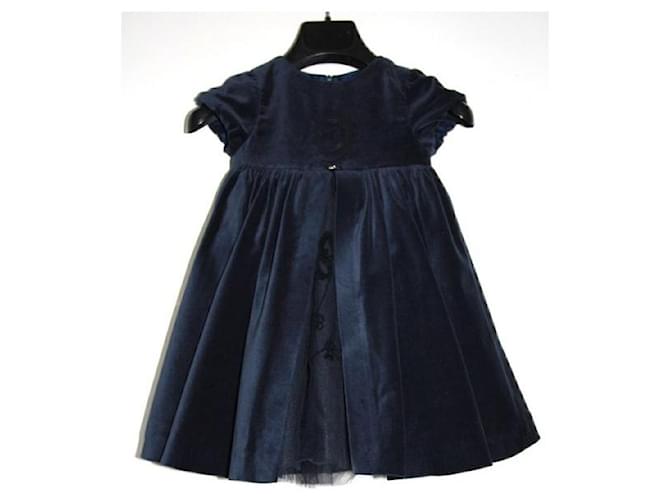 Tartine et Chocolat Abiti Blu navy Velluto  ref.772132