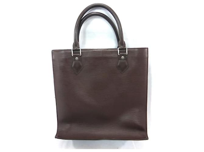 Louis Vuitton Mocha Epi Leather Flat Bag Dark brown  ref.772140