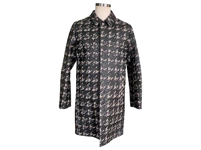 Valentino Printed technical wool coat Multiple colors  ref.772147