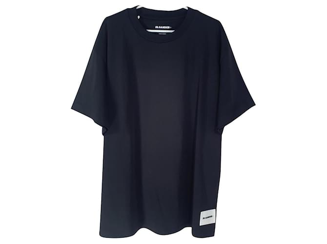 Jil Sander Camisetas Negro Algodón  ref.772182