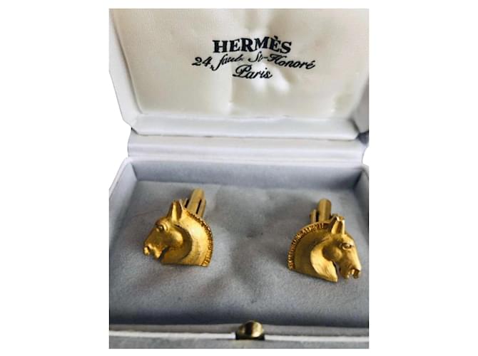 Hermès Hermes GALOP Bijuteria Fantástica Dourado Metal  ref.772192