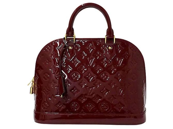 Louis Vuitton Alma BB Red Patent leather  ref.772286