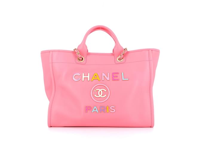 Chanel Pink Leather  ref.772287