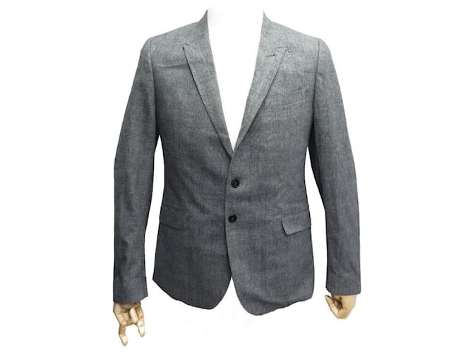 NEW PAUL SMITH GENTS JACKET PEAK JACKET 50 M GRAY COTTON JACKET