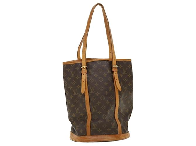 Louis Vuitton Bucket Brown Cloth  ref.772682