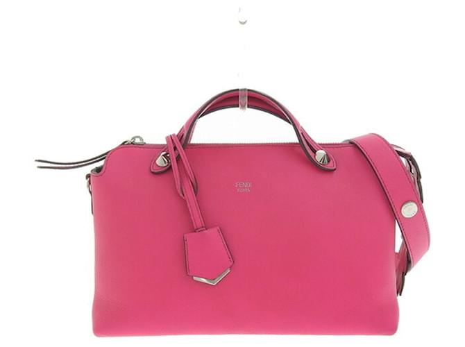 Fendi By The Way Pink Leather  ref.772776