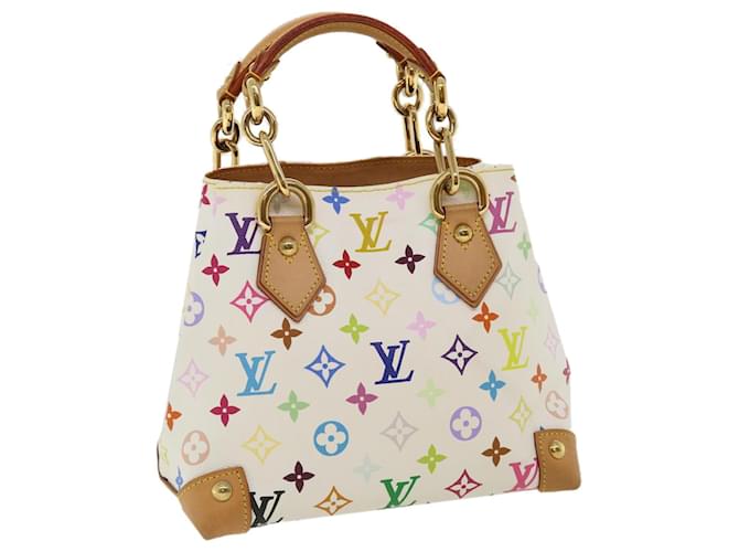 Louis Vuitton, Bags, Louis Vuitton Audra Handbag Monogram Multicolor  White Multicolor