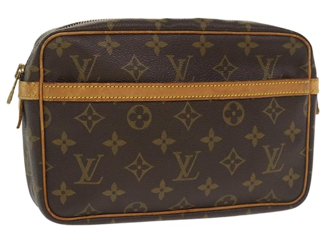 Louis Vuitton Monogram Compiegne 23 Clutch Bag M51847 LV Auth jk3005 Cloth  ref.773052