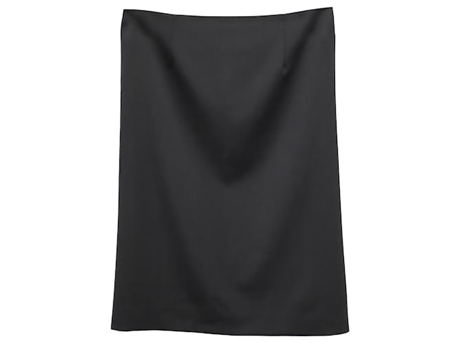 Theory Golda 2 Pencil Skirt in Black Polyester  ref.773322