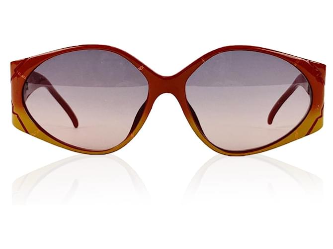 Christian Dior lunettes de soleil vintage 2348 10 Brun Rouge 60-15 130 MM Acetate  ref.773345