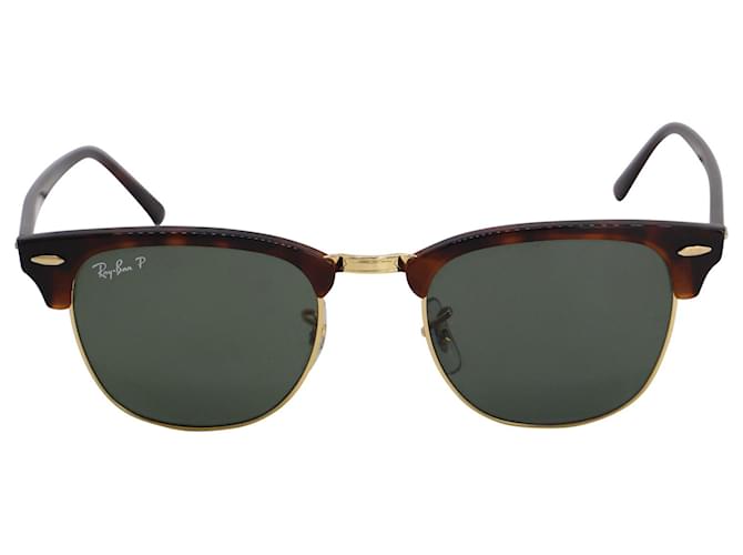 Ray-Ban Clubmaster Sunglasses in Red Havana Acetate Brown Cellulose fibre  ref.773350