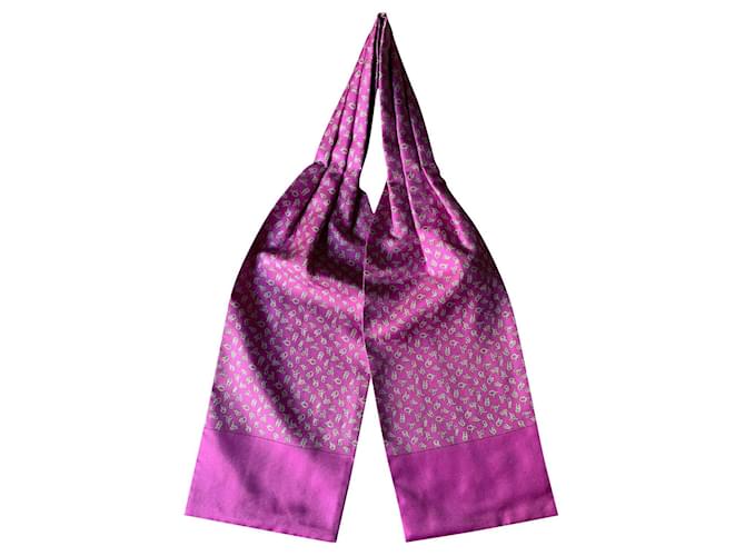 Hermès Lilac Lavallière-Ascot silk scarf  ref.773198