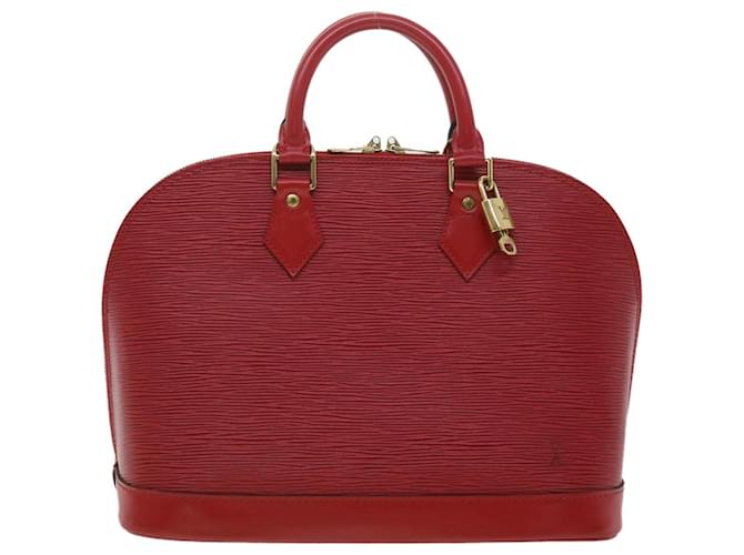 Louis Vuitton Alma Red Leather  ref.773565