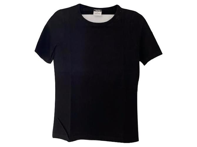 Cambon Top Chanel Uniform Negro Lana  ref.774081